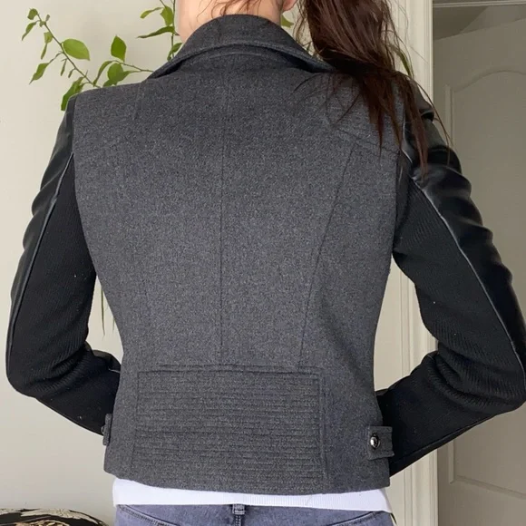 Lady Dutch high society biker style jacket faux leather - Picture 6 of 12